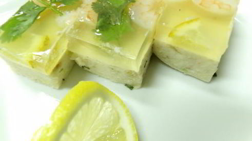 мусс из рыбы и креветок