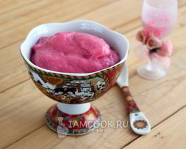 Мусс клюквенный