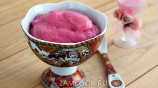 Мусс клюквенный