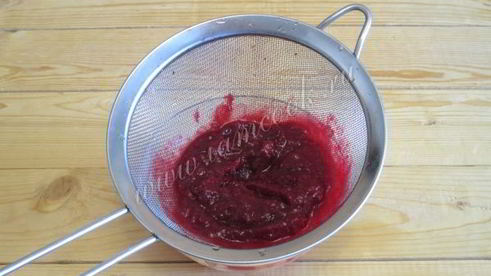 мусс клюквенный