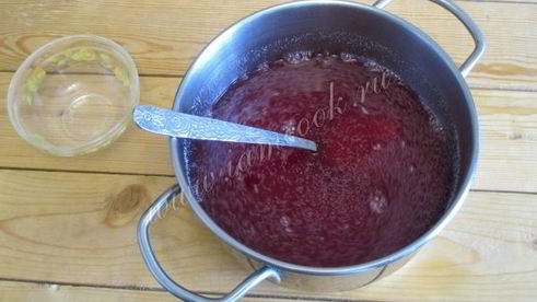 мусс клюквенный