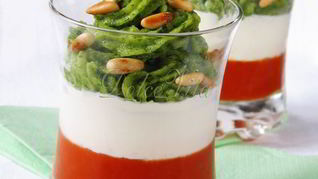 Праздничная закуска Капрезе-мусс