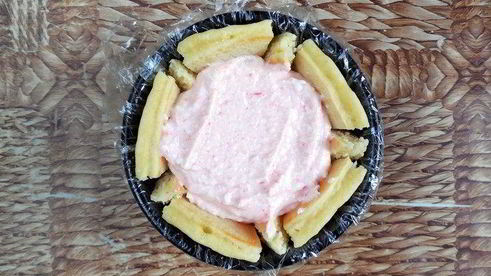 шарлотт с крабовым муссом