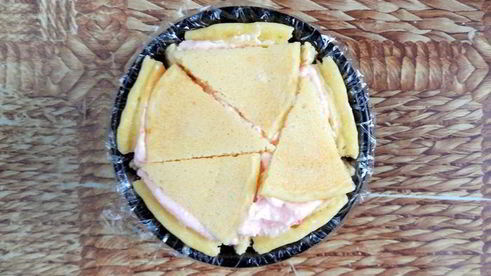 шарлотт с крабовым муссом