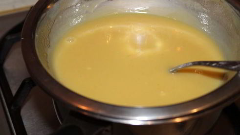 шоколадно-апельсиновое мороженое-мусс с медом