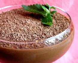 Шоколадно-манный мусс