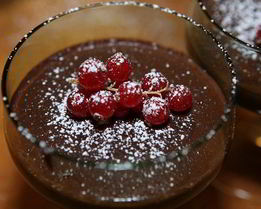 Шоколадно-мятный крем-мусс