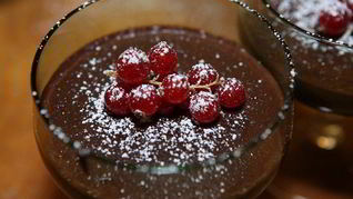 Шоколадно-мятный крем-мусс