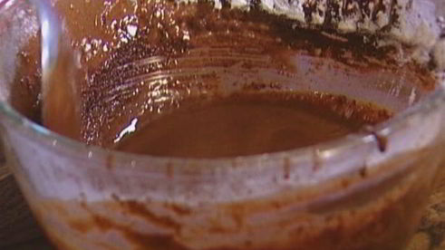 шоколадно-мятный крем-мусс