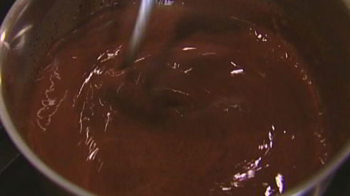 шоколадно-мятный крем-мусс