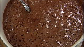 Шоколадно-ванильный мусс