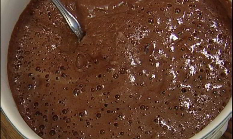 Рецепт шоколадна-ванильного мусс