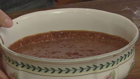 шоколадно-ванильный мусс