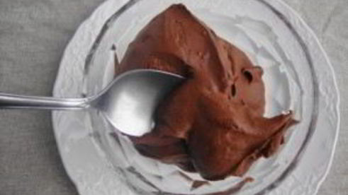 шоколадный мусс без яиц