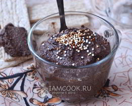 Шоколадный мусс из тофу