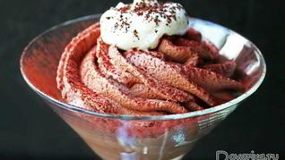 Шоколадный мусс тирамису