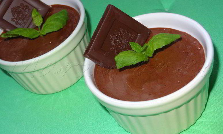 Рецепт шоколадного велюрового мусса