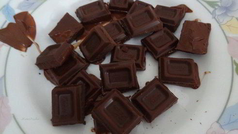 шоколадный велюровый мусс