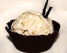 Шоколадные корзиночки с банановым муссом