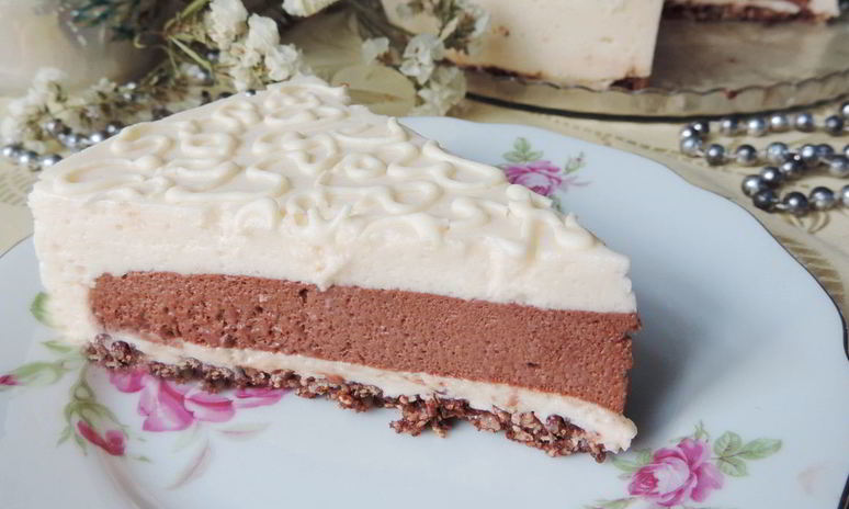 Рецепт торта-мусса без выпечки сладкий дуэт