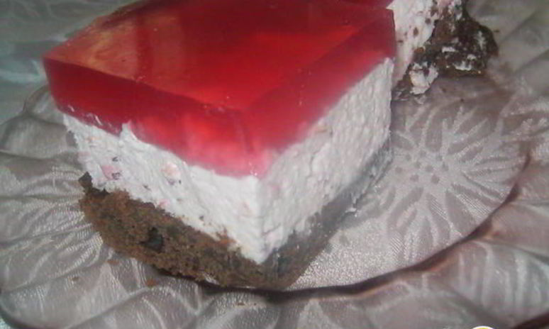 Рецепт торта-мусса из красной смородины