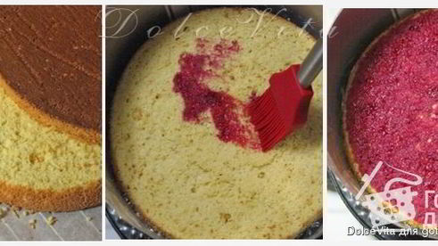 торт-мусс с черной смородиной