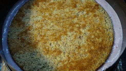 торт-мусс с клюквой и пралине