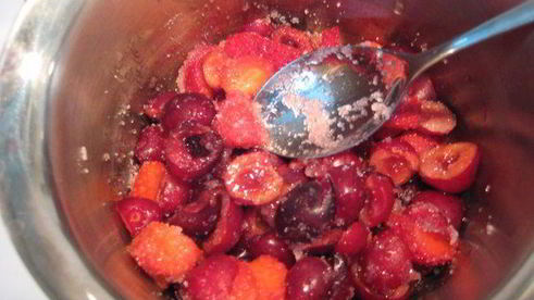 торт-мусс сад с черешней