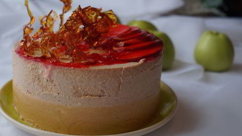 торт-мусс яблоко евы