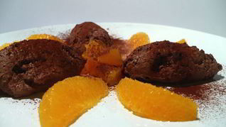 Творожно-шоколадный мусс Любовь к трем апельсинам