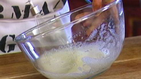 творожно-сливочный мусс с нектарином