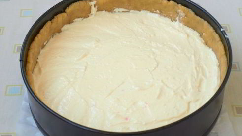 творожный чизкейк с малиновым муссом