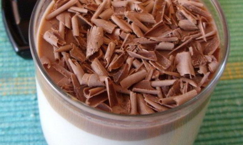 Рецепт творожного мусса с ореховой нугой и шоколадным марципаном