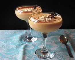 Тыквенный мусс с белым шоколадом и апельсином