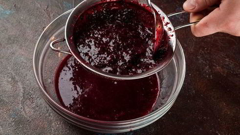 ягодный мусс с манной крупой