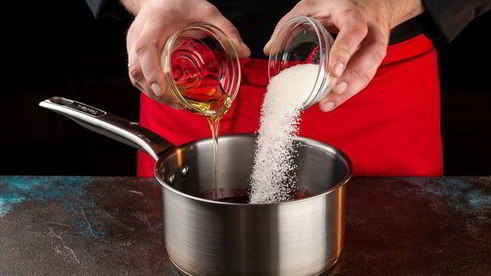 ягодный мусс с манной крупой