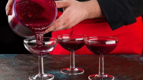 ягодный мусс с манной крупой