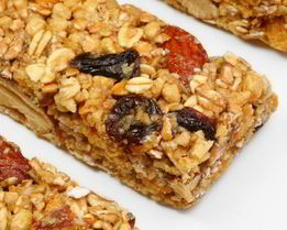 Овсяные козинаки с вишней и сухофруктами