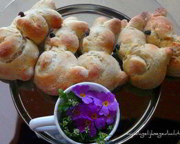 Булки Пасхальные зайцы