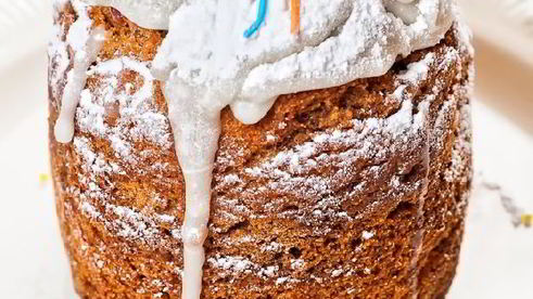 быстрый вегетарианский кулич