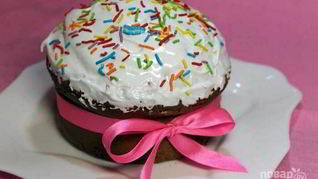 Кулич без дрожжей и яиц