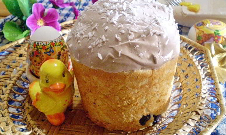 Рецепт кулича на сливках