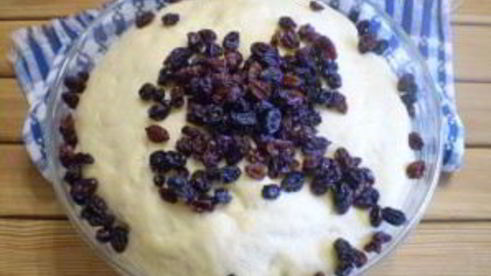 кулич на сливках