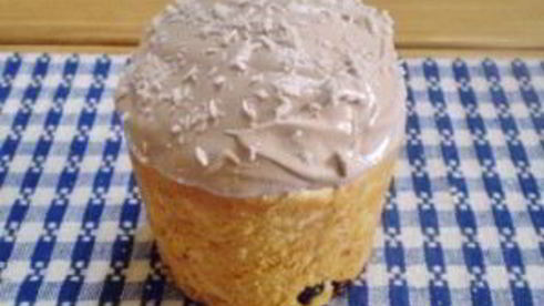 кулич на сливках