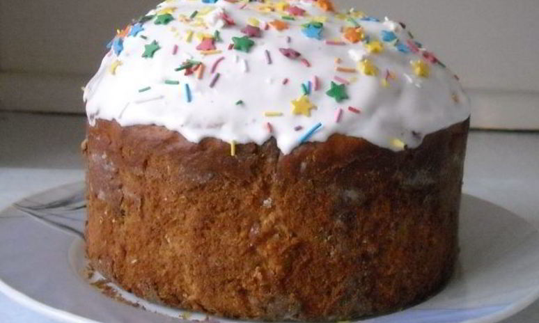 Рецепт кулича с белым изюмом