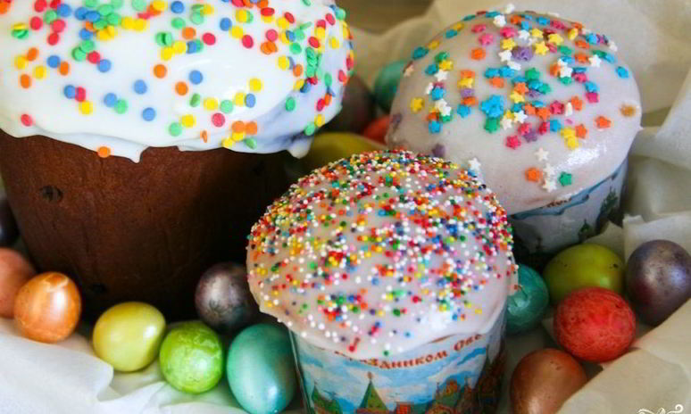 Рецепт куличей на маргарине