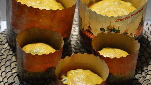 куличи с шафраном