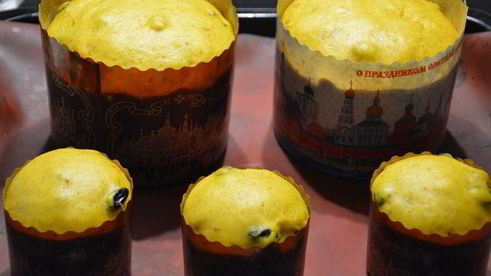 куличи с шафраном