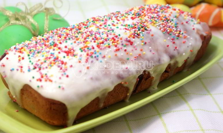 Рецепт лимонного кулича