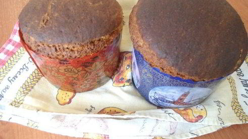 миндальный кулич с лимонной глазурью